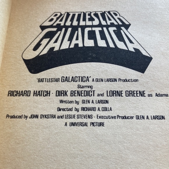 Vintage Rare Collectible BATTLESTAR GALACTICA Book from 1978 - Picture 5 of 5